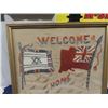 Image 2 : Military Embroidery Welcome Home, Indigenous Ornament Medicine Horse & Decorative Plate