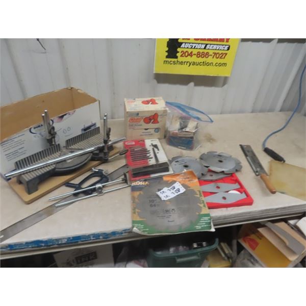 Daddo Blades, Mitre Saw, Ear Plugs, Drill Anchors plus more