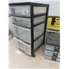 Image 2 : 2 Poly Organizers ; 1) 12" x 16" x 27" , 1) 10" x 11" x 14"