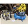 Image 1 : Stanley 1000 Amp Portable Booster , Mastercraft 2 Gal Portable Air Compressor - Untested