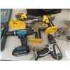 Image 2 : Various Battery Operated Hand Tools; Makita Drills, DeWalt 18V Drills + Circular Saw, (2) Milwaukee 