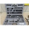 Image 2 : Stanley Socket Set in Case, Receiver Hitch, Grease Gun, Straps