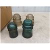 Image 2 : 21 Vintage Glass Insulators