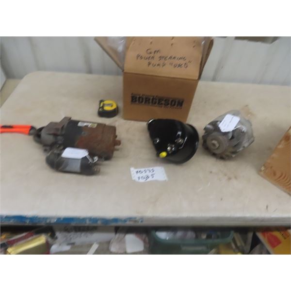 Chevy Starter, Chevy Alternator, GM Power Steering Pump