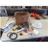 Image 1 : Casters, Hardwares, Pegboard Hooks, Light Fixture