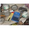 Image 2 : Pots + Pans, Clock, 18 pc New Food Containers, Knives