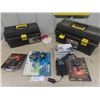 Image 1 : 2 New Plastic Tool Boxes, 2 Eliminator Power Invertors, Hand Crank Radio - All New Product