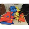 Image 3 : Wet Suit with Boots Sz Med, Basket , 3 Life Jackets, 2 Fishing Boxes