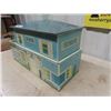 Image 3 : Nice Tin 2 Story Doll House - Unmarked