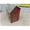 Image 3 : Tin 2 Story Brick Lock Doll House 8" x 16" x 19" - Can't Find Makers Mark