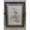 Image 1 : Girl Smelling Flower Artist Proof 26" x 34"