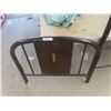 Image 3 : Vintage Metal Headboard + Footboard 38" Wide