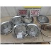 Image 1 : Set of 4 Hubcaps ; 2 Chevy Hubcaps , Beauty Ring & Old Car Horn