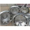 Image 2 : Set of 4 Hubcaps ; 2 Chevy Hubcaps , Beauty Ring & Old Car Horn