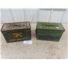 Image 1 : 2 Small Metal Ammo Boxes