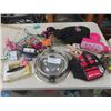 Image 1 : Dog Items; Bowl, Leashes, Poop Bags, Nail Clippers, Sweater plus more