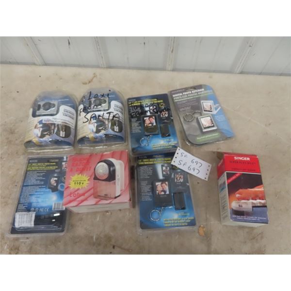 New Digital Camera, Key Chain, New Digital Photo Frame, Razors