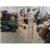 Image 2 : 2 Wooden 4 Tier Shelves 13" x 31" x 63"