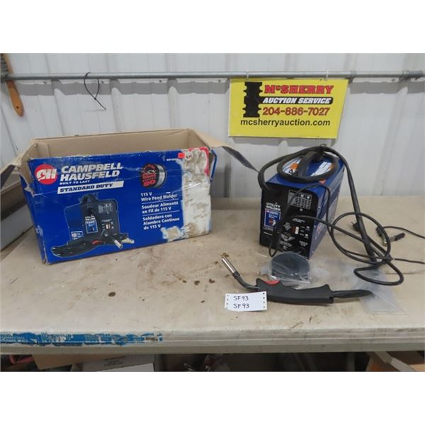 Campbell Hausfeld Standard Duty 115V Wire Feed Welder - New in Box - rough box