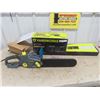 Image 1 : Yard Works 14" , 10.5 Amp, 1.6 HP Electric Chainsaw - Used in Box