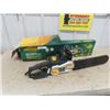 Image 1 : Yard Works Oregon Model 3HP Electric 16" Chainsaw - Used in Box