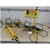 Image 1 : (2) 2 Halogen Portable Work Lights with Stands