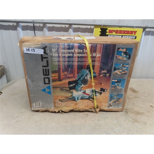 New in Box- Delta Model 36 - 220c Type 3, 10" Compound Mitre Saw