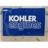 Image 1 : Kohler Engines Embossed Aluminum Sign 24" x 36"