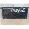Image 1 : Large Coca-Cola Sign/Rack Side? Metal Sign 21" x 45"