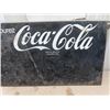 Image 3 : Large Coca-Cola Sign/Rack Side? Metal Sign 21" x 45"