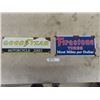Image 1 : 2 Modern Rustic Style Signs ; Goodyear 5.5" x 16" & Firestone 7" x 14"