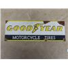 Image 2 : 2 Modern Rustic Style Signs ; Goodyear 5.5" x 16" & Firestone 7" x 14"