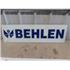 Image 2 : 2 Behlen industries Signs - Vinyl on Metal 12" x 42"