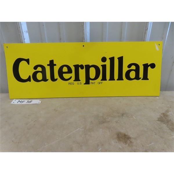 Modern Plastic Caterpillar Sign 8" x 23"