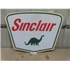 Image 1 : Modern Heavy Steel + Vinyl Sinclair Gas Sign 30" x 42"