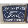 Image 2 : Modern Tin Signs; 2 Mobilgas & Ford Parts - All 12" x 16"