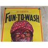 Image 2 : Modern Porcelain - Fun to Wash Washing Sign - Ande Rooney 1986 6.5" x 10"