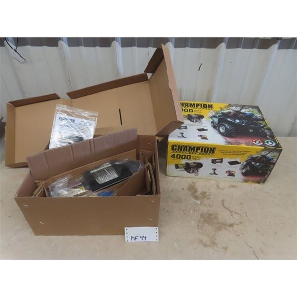 New in Box -Champion 4000 Pound Winch