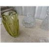 Image 2 : 7 pieces of Cut Glass + Crystal ; Bowls, Vases, plus more