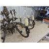 Image 6 : Very Heavy Ornate Brass Chandelier Carved with Cherubs?