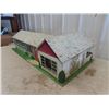 Image 5 : Large Tin Doll House with Bag of Plastic Furniture