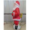 Image 4 : 40" Santa Blow Mold with 2 Standing 38" Candles