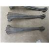 Image 2 : 4 Cast Legs 16" Long, Wooden Stool & 2 Levels