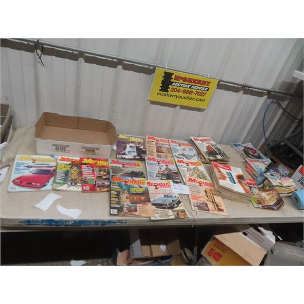45 Mechanix Magazines - 1970s +  80s
