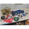 Image 1 : Circular Saw Blades, Grinder Disc, Chainsaw Blade, Various Hardware, Trouble Light