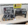 Image 1 : Mastercraft Spin Saw with Case & Rubbermaid Stepper/Toolbox Combo