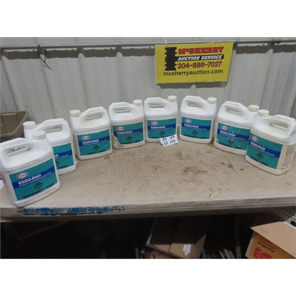 8 Esso Antifreeze Summer Coolant - 4 Litres Each 32 Liters Total