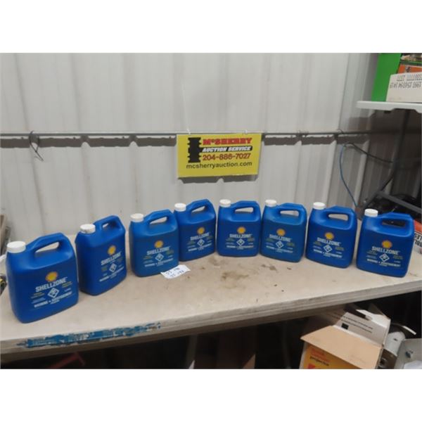 8 Shell Antifreeze Summer Coolant - 4 Litres Each 32 Litres Total