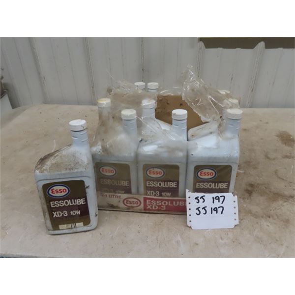 12 Esso XD-3 10W Engine Oil - 12 Litres