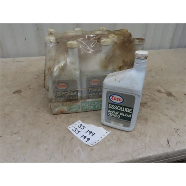 12 Esso HDX Plus 20W50 Engine Oil - 12 Litres